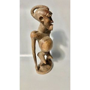 Vintage African Tribal Art Carved Wooden Figure